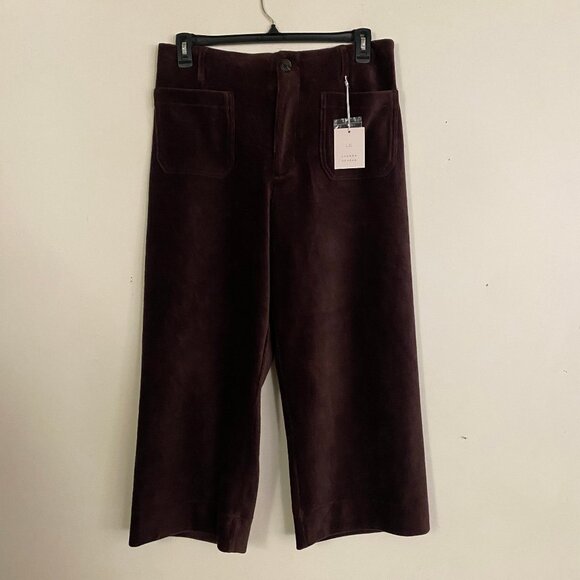 Lauren Conrad High Rise Wide Leg Cropped Pants 16 - Picture 6 of 13